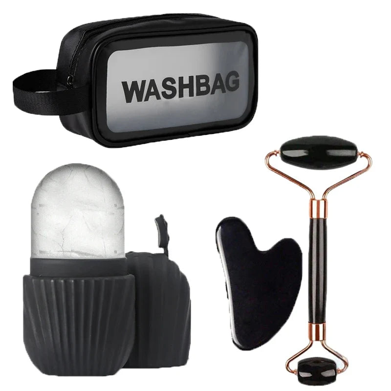 Ice Face Roller & Gua Sha Set