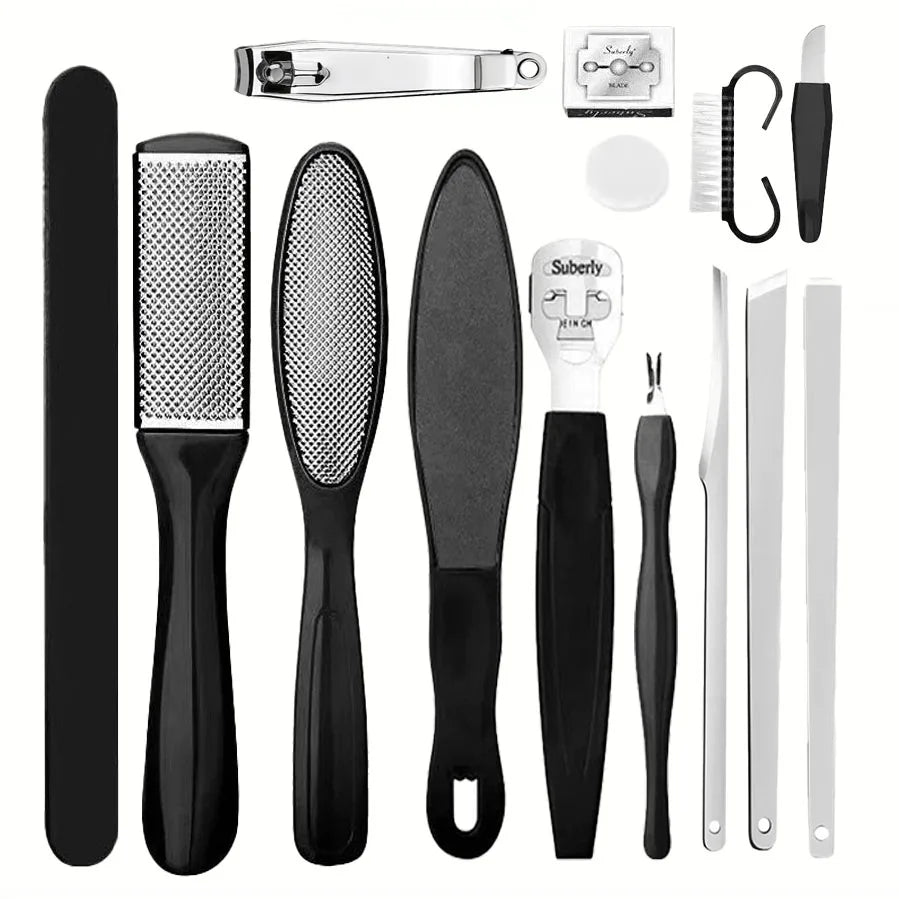 Stainless Steel Pedicure Tool Set – Professional Foot Care Kit