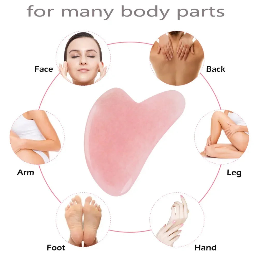 Jade Gua Sha Facial Board – Sculpting Massage Tool