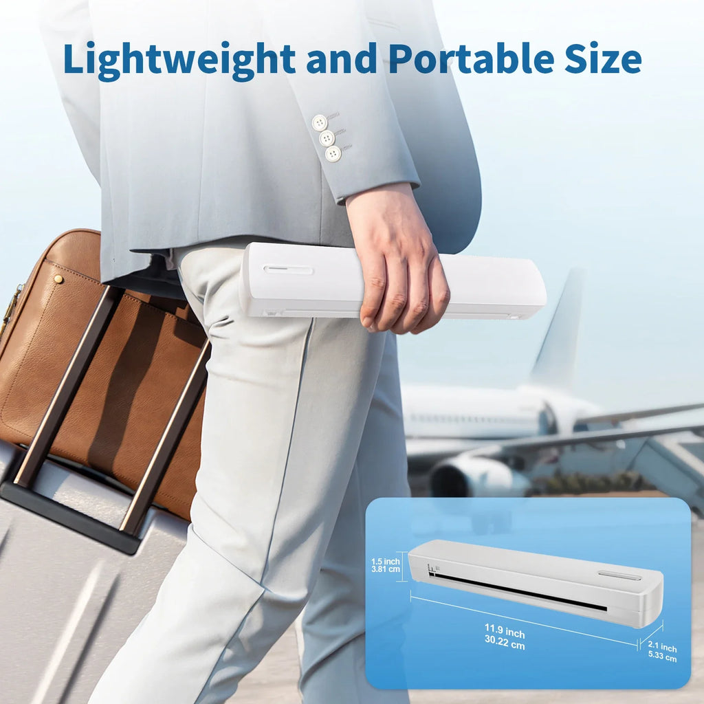 Portable A4 Thermal Printer — Wireless & Inkless