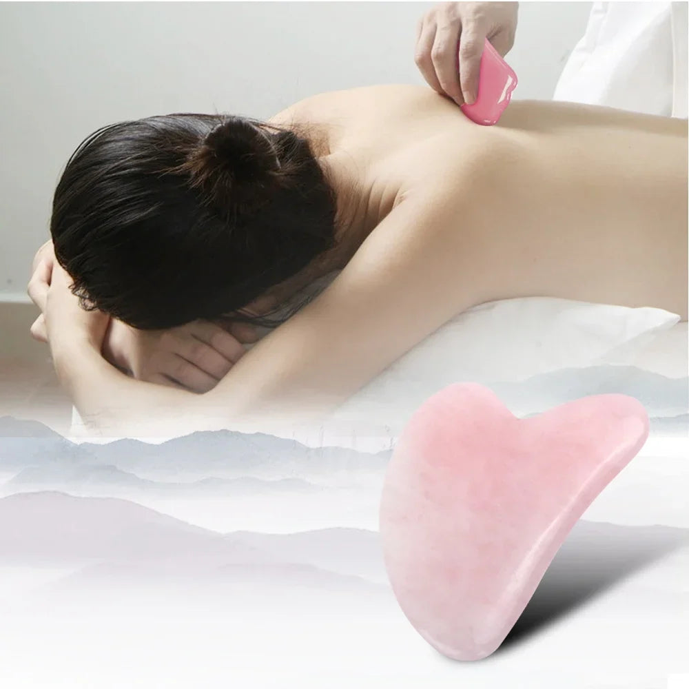 Jade Gua Sha Facial Board – Sculpting Massage Tool