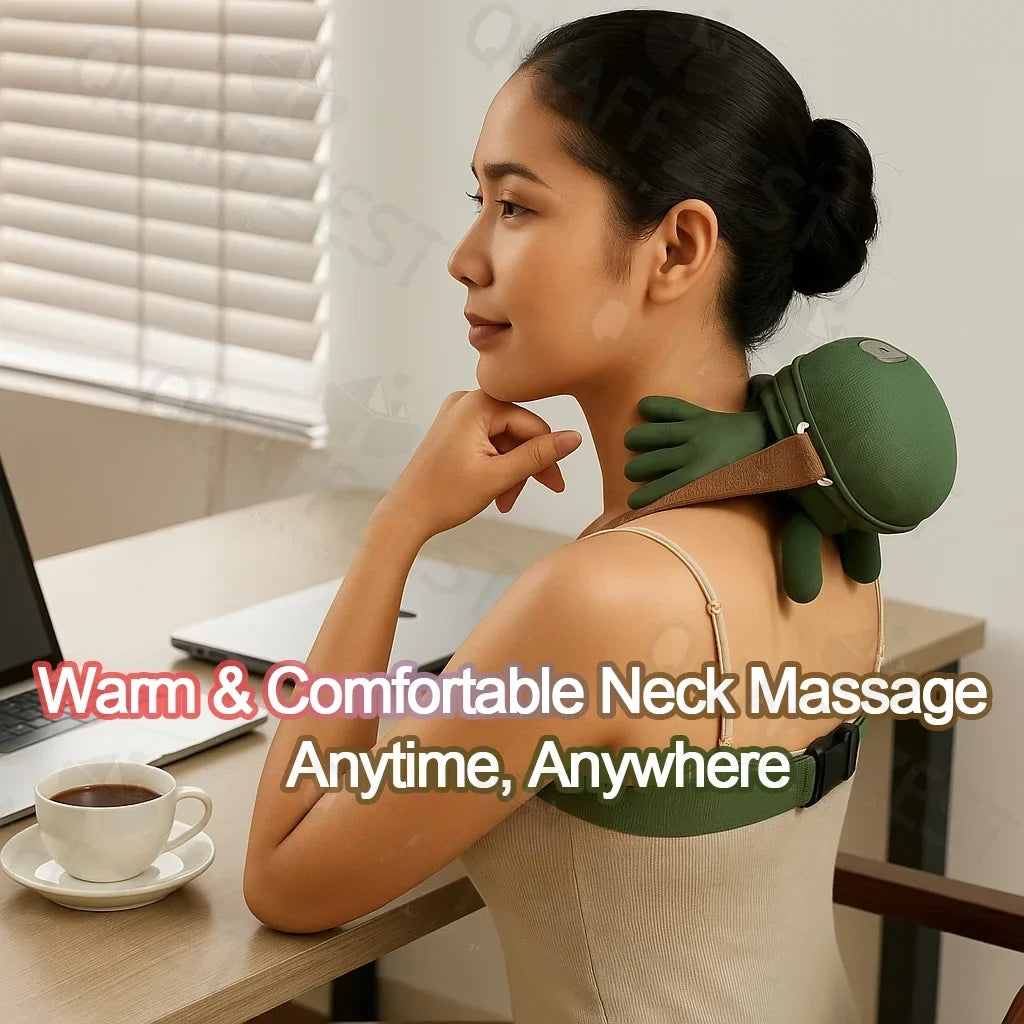 Wireless Neck & Shoulder Kneading Massager