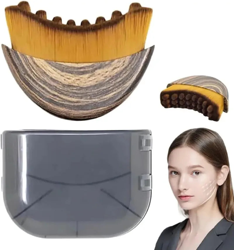 Facial Contour Sculpting Brush – Lymphatic Drainage Massager