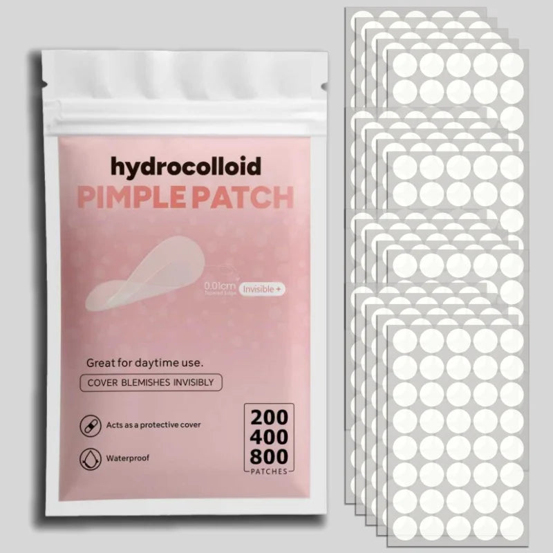 Invisible Hydrocolloid Pimple Patches – Mixed Sizes
