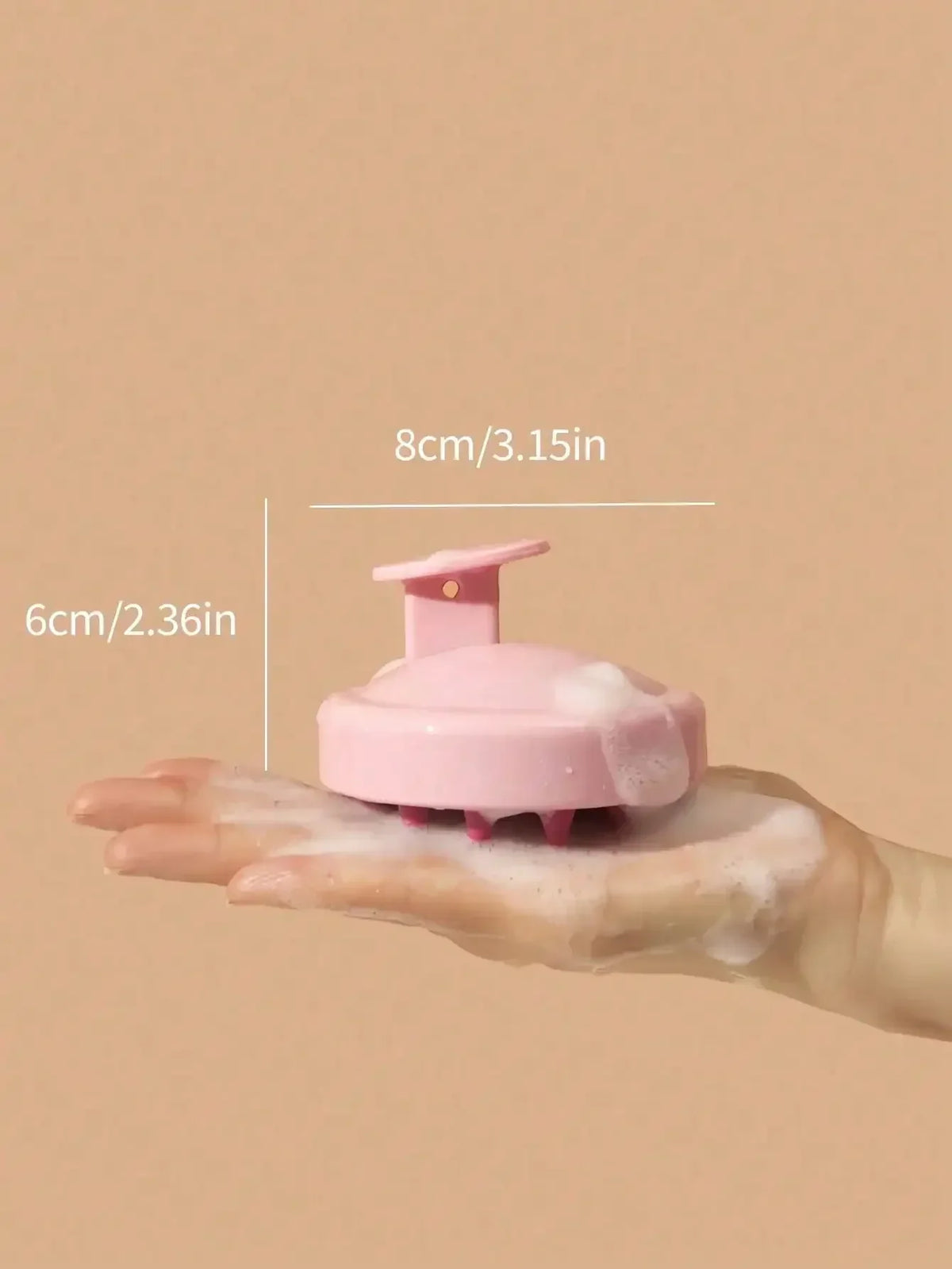 Soft Silicone Scalp Massage Shampoo Brush