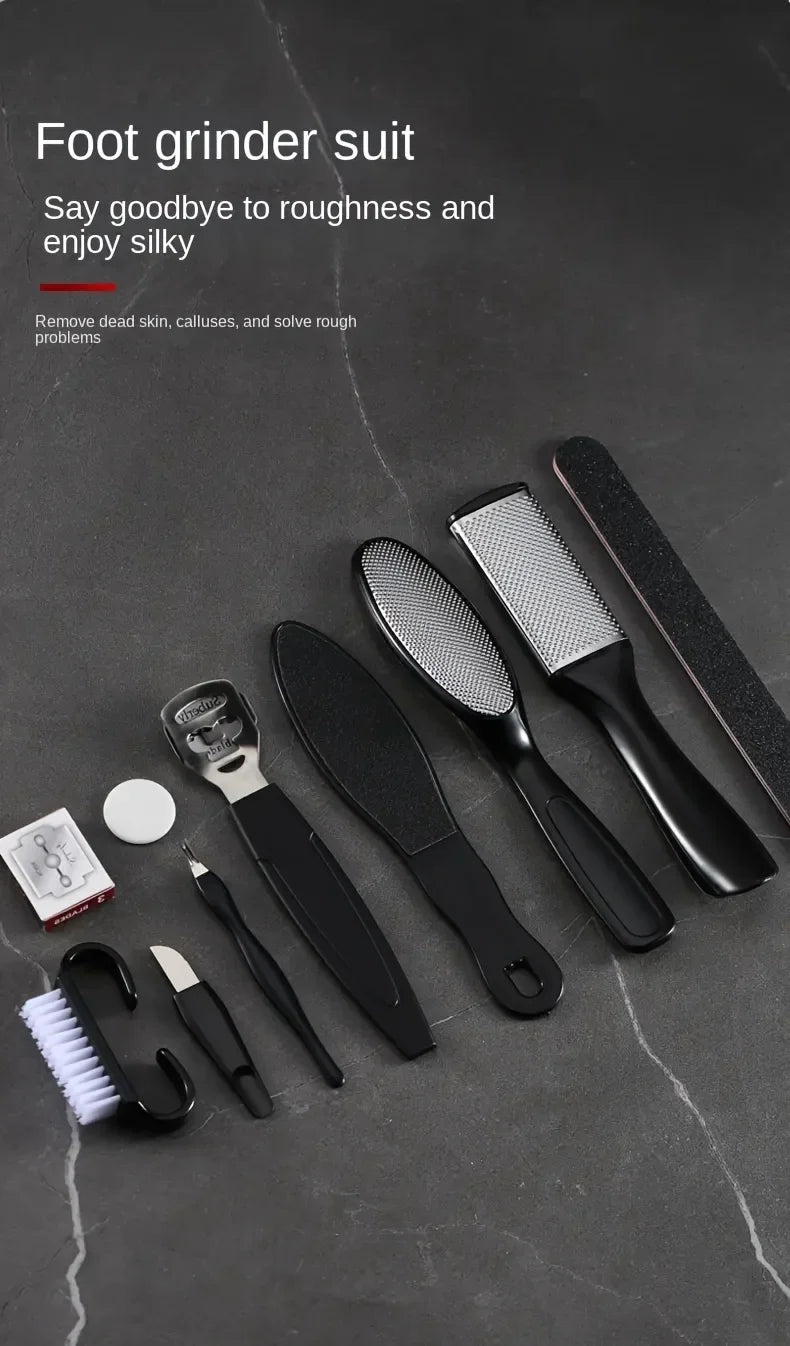 Stainless Steel Pedicure Tool Set – Professional Foot Care Kit