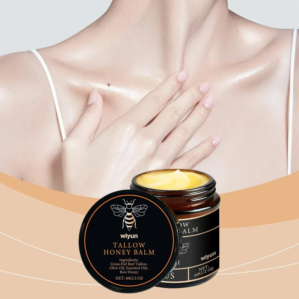 Whipped Tallow Honey Balm – Hydrating Face & Body Cream