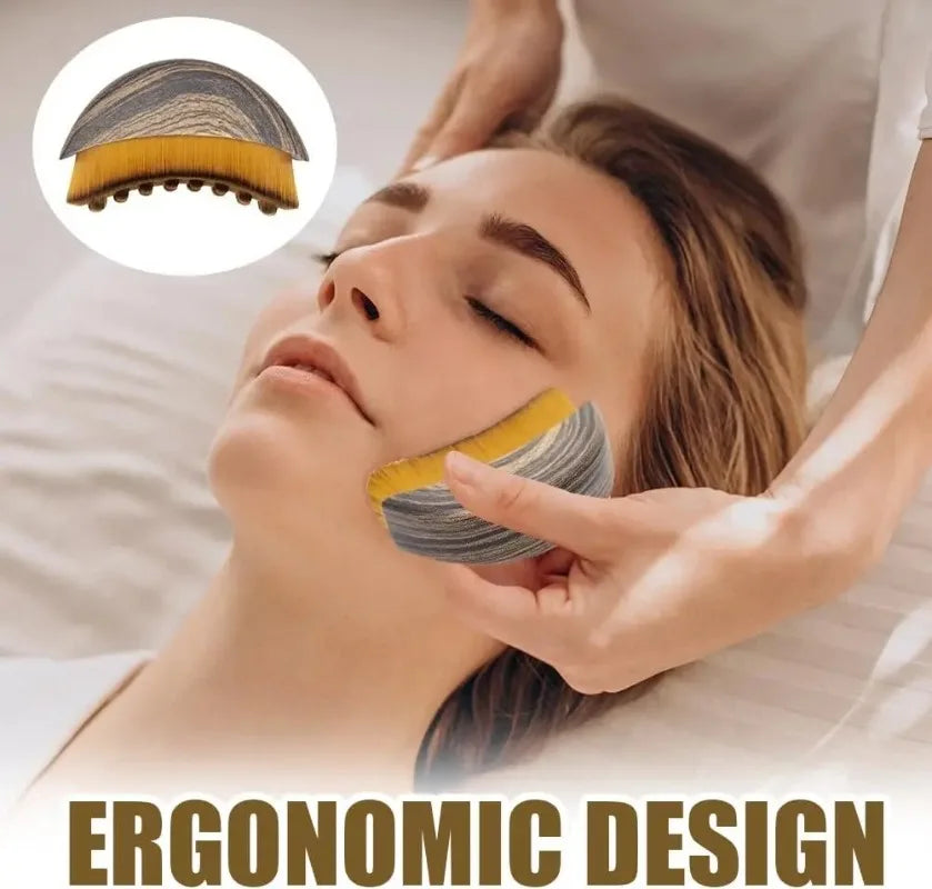 Facial Contour Sculpting Brush – Lymphatic Drainage Massager