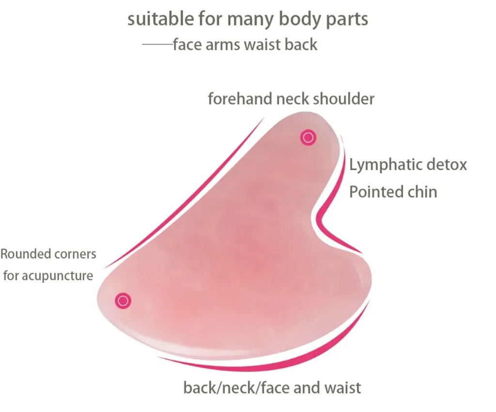 Jade Gua Sha Facial Board – Sculpting Massage Tool