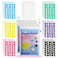Seven-Color Star Pimple Patches – Hydrocolloid Dots