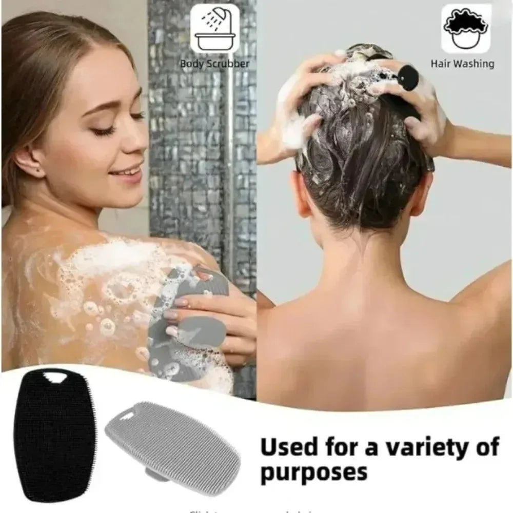 Silicone Exfoliating Body Brush – Deep Cleanse & Massage Scrubber