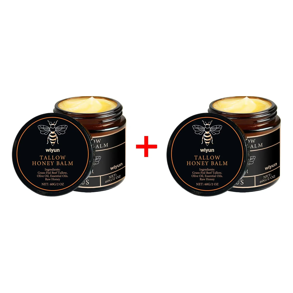 Whipped Tallow Honey Balm – Hydrating Face & Body Cream